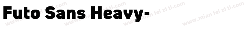 Futo Sans Heavy字体转换
